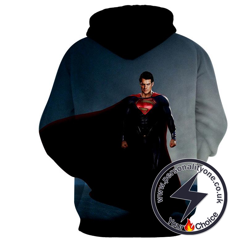 Black Dead Man Of Steel - Superman Sweat Shirt - Superman Hoodies